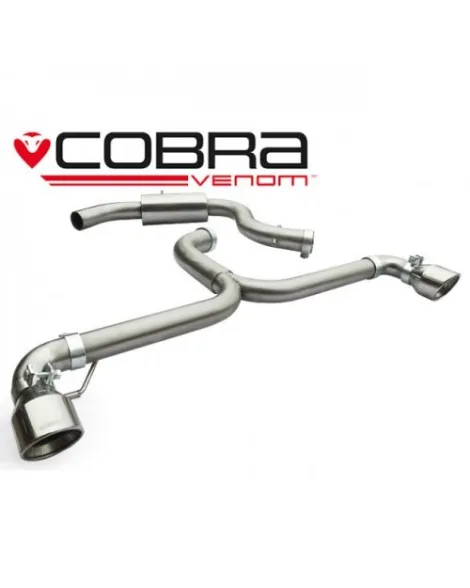 VW Golf GTI MK6 (5K) 09-12 Cobra Sport Cat Back System (Venom Range)